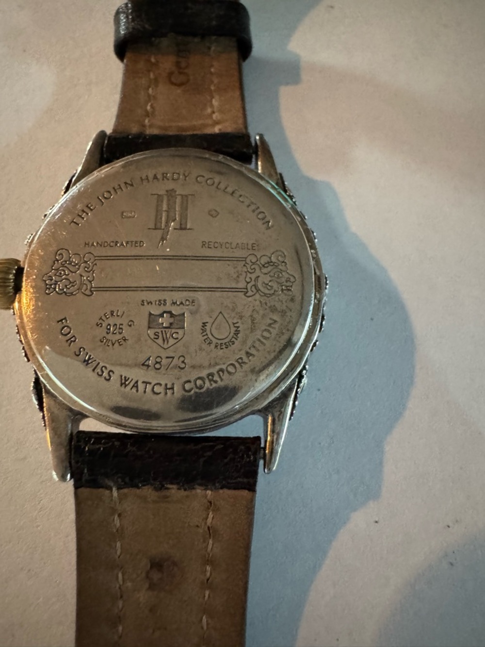 John Hardy Sterling and gold watch - Picture 3 of 5